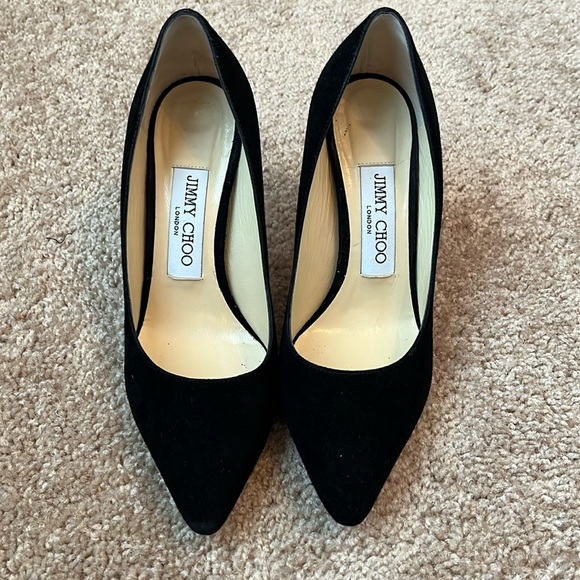 Jimmy Choo Romy Velvet Pumps - Picture 1 of 10